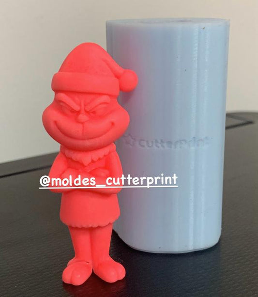 GRINCH DE PIE 8CM  3D