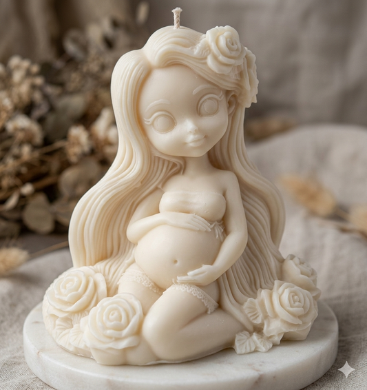 Mamá 3D cabello Rosas