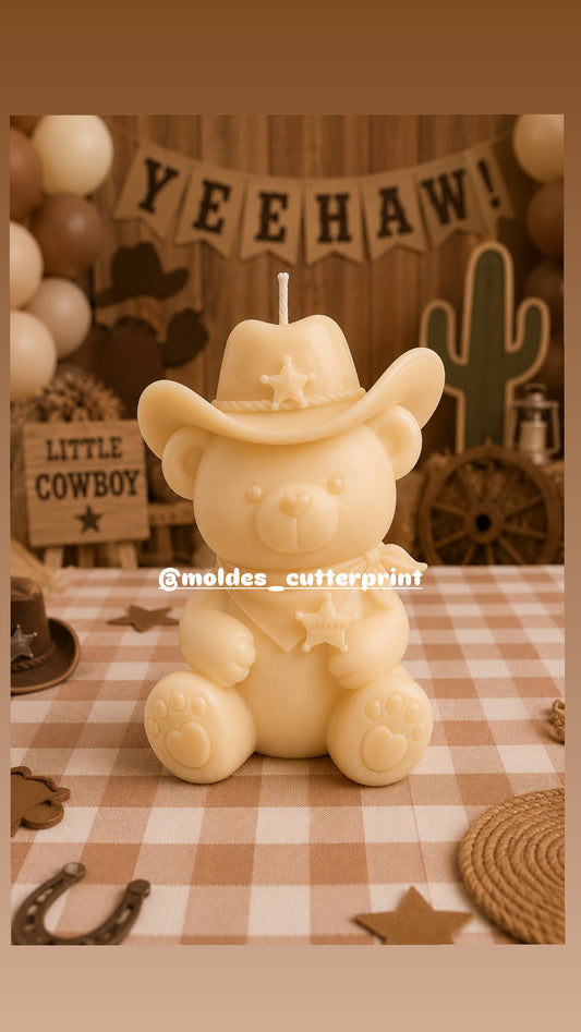 Oso Cowboy 3D