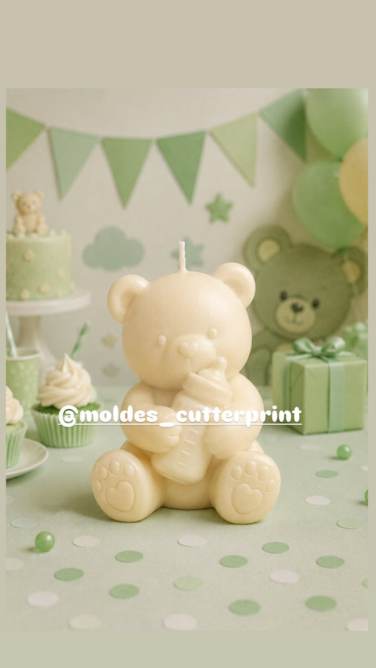 Oso biberón 3D